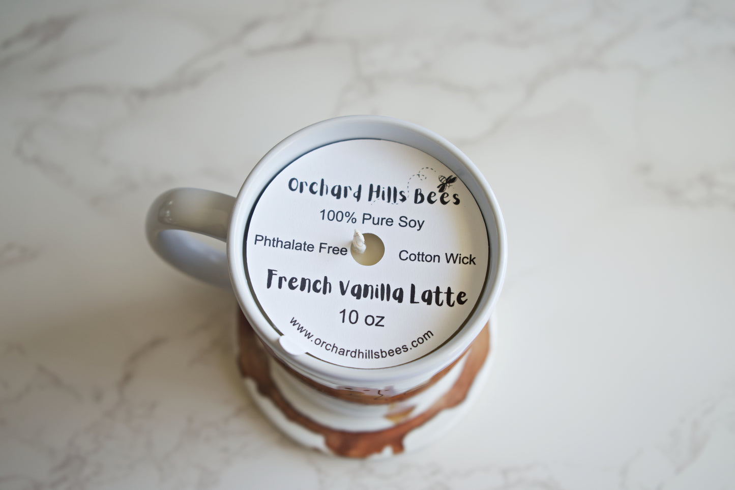 French Vanilla Latte Candle in a Mug