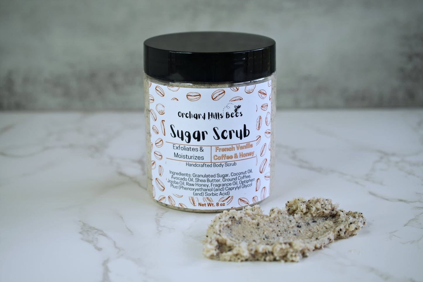 French Vanilla Coffee Sugar Scrub