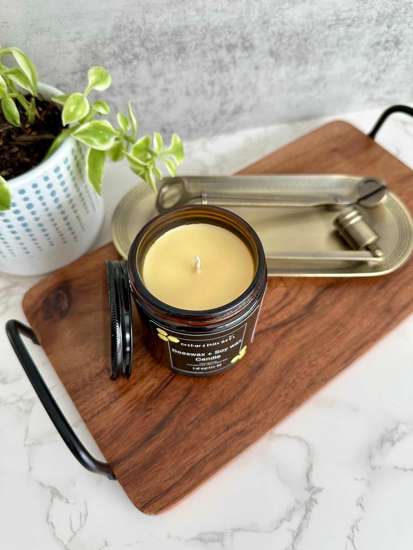 Beeswax + Soy Wax Candles