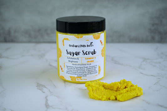Turmeric and Orange Sugar Scrub